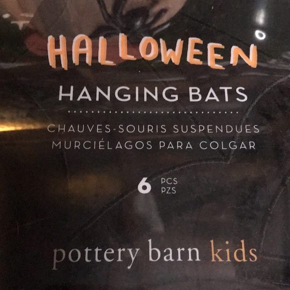 Pottery Barn kids Spooky and Cute Embroidered Hanging Bats, Set Of 6 🦇SOLD OUT! - Picture 5 of 16
